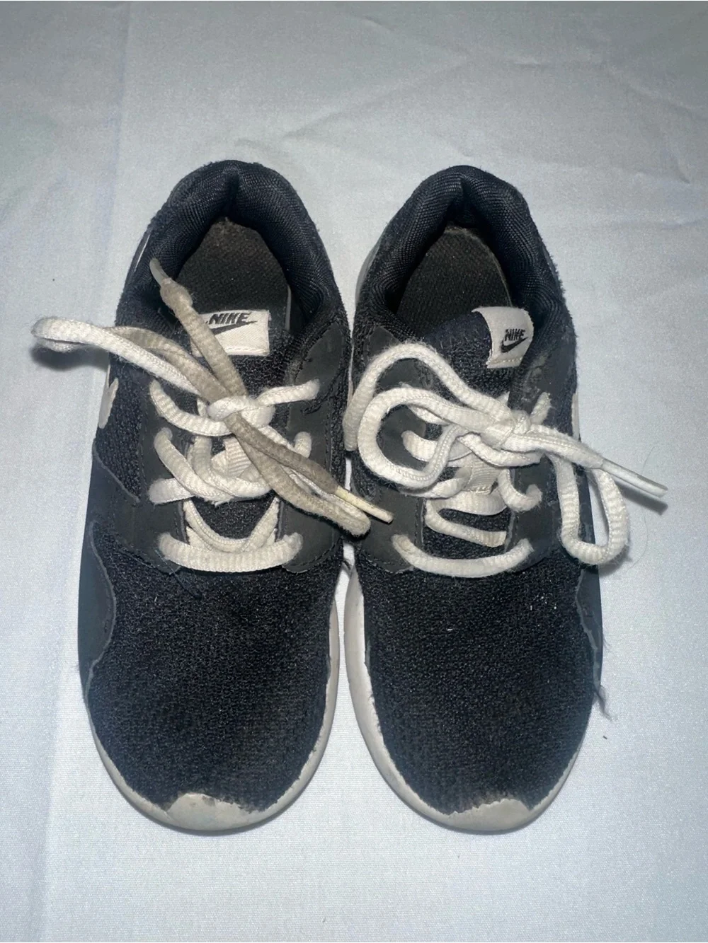 Nike Kids Black and White Sneakers - Lightweight Play Shoes